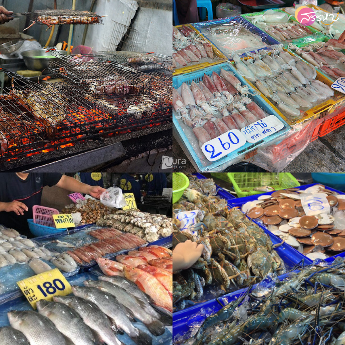 10 พิกัด ตลาดอาหารทะเล คุณภาพดี ราคาเป็นกันเอง