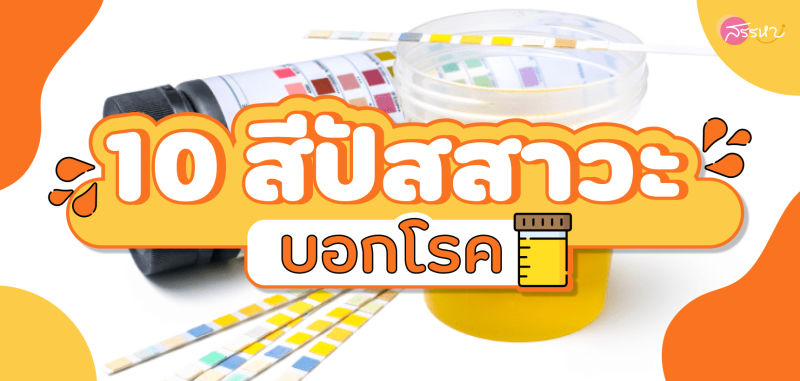 10 สีปัสสาวะบอกโรค