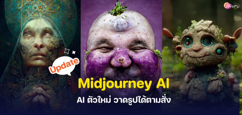 Midjourney AI ตัวใหม่ วาดรูปได้ตามสั่ง