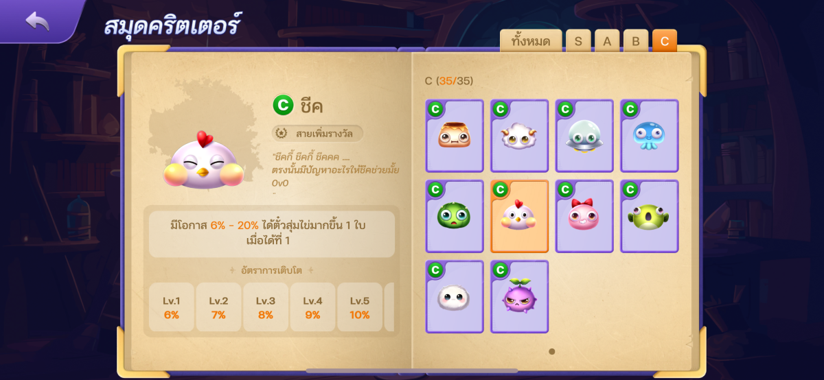 พาส่องคริตเตอร์คลาส C ดัมมี่เทลส์ จะน่ารักขนาดไหน!!