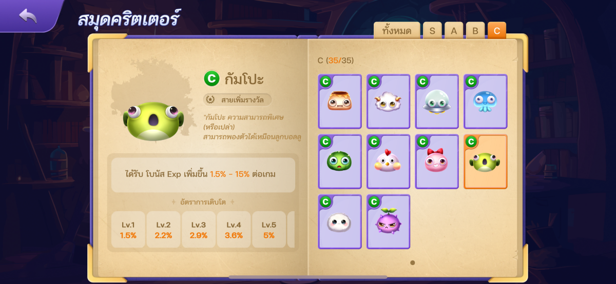 พาส่องคริตเตอร์คลาส C ดัมมี่เทลส์ จะน่ารักขนาดไหน!!